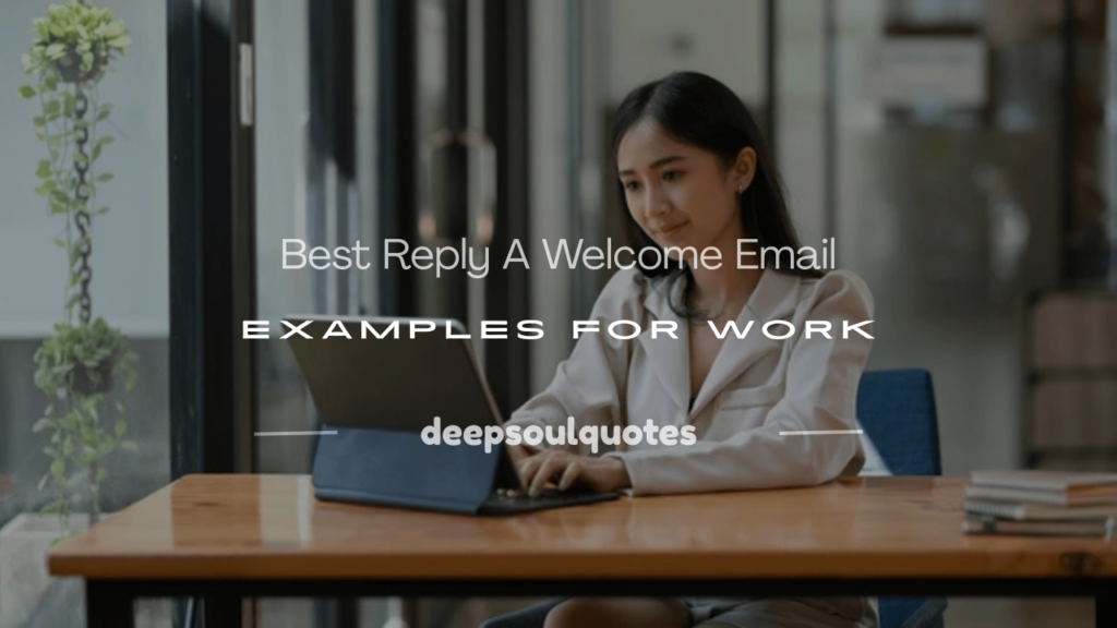 reply a welcome email