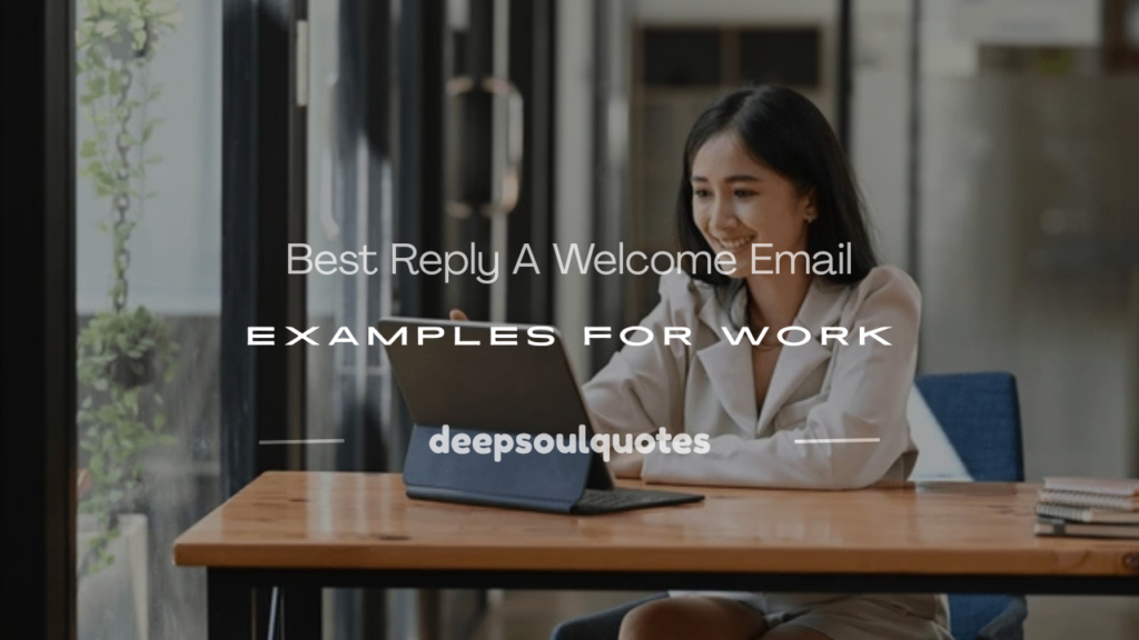 reply a welcome email