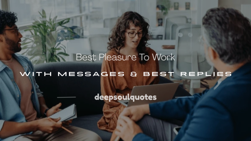 pleasure to work with