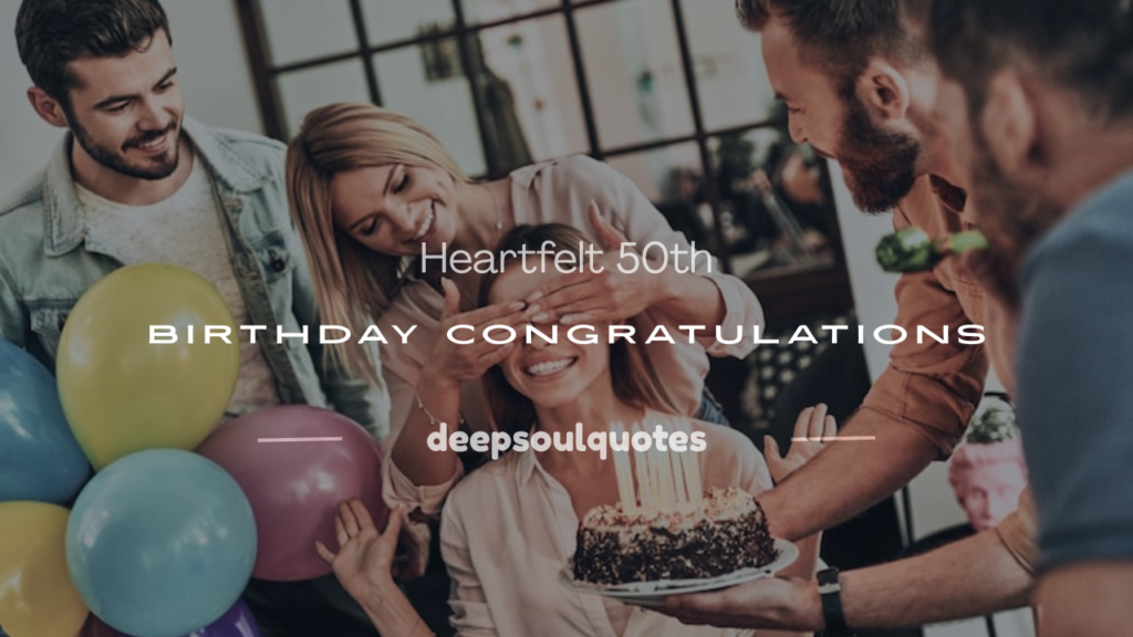 50th birthday congratulations