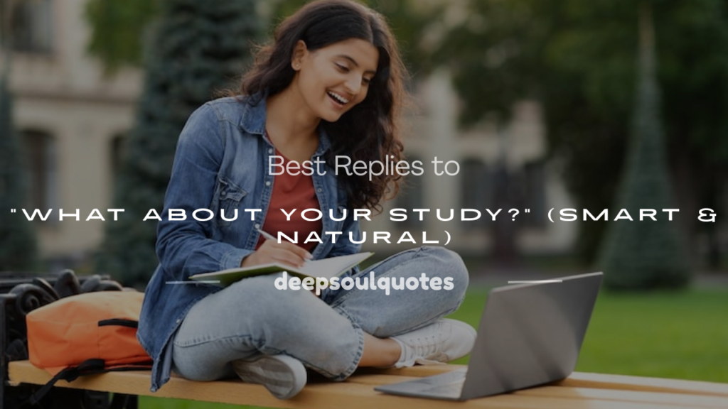 what about your study reply
