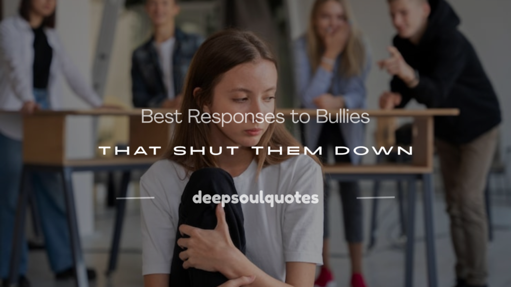 responses to bullies